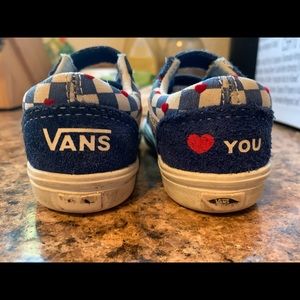 Vans Comfycush Old Skool V Toddler 'Autism Awareness' Unisex Sneakers - Size 6.5
